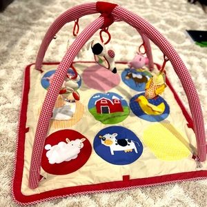 Pottery Barn Kids farm themed activity gym
